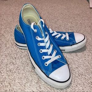 Blue Low Top Converse